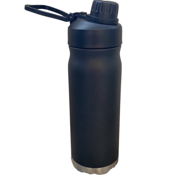 20 ounce | Double Wall | Bottle | Black/Silver - Picture 1 of 12